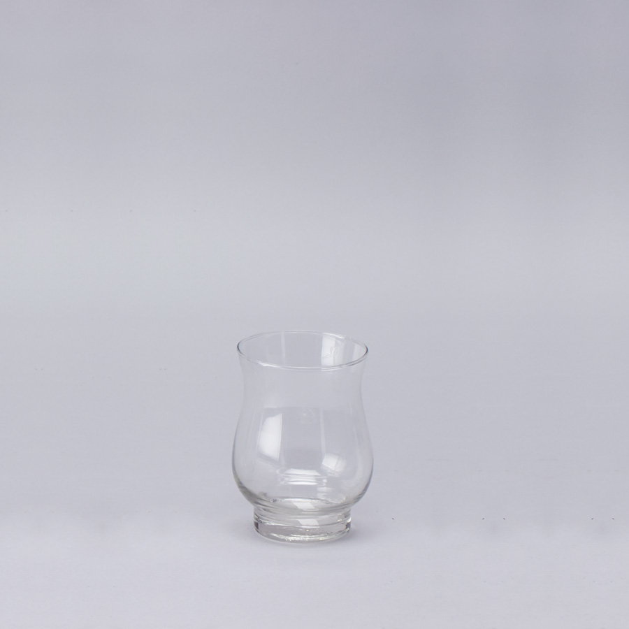 Glass Hurricane Vase 4¾"
