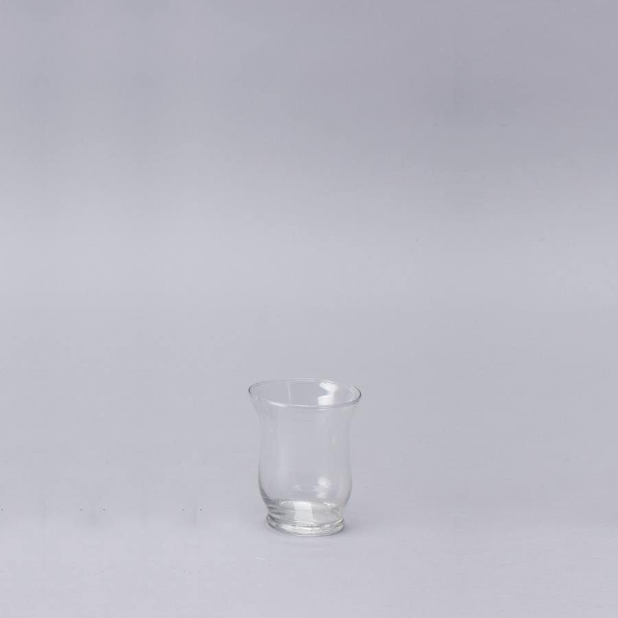 Glass Hurricane Vase 3½"