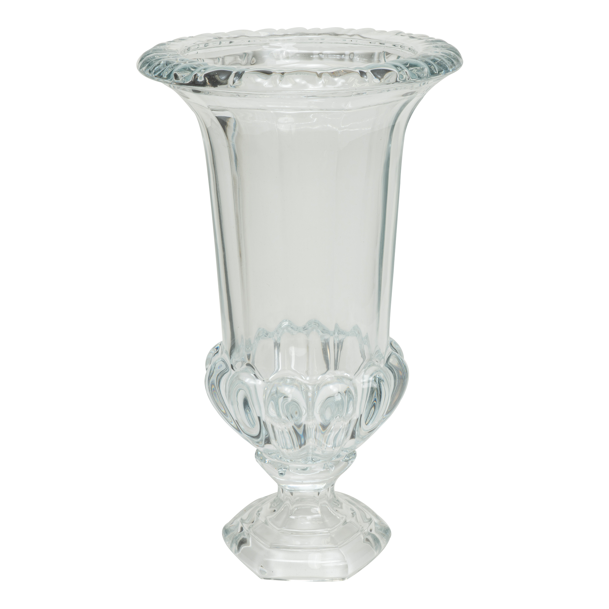 Clear Antique Glass Vase 15"