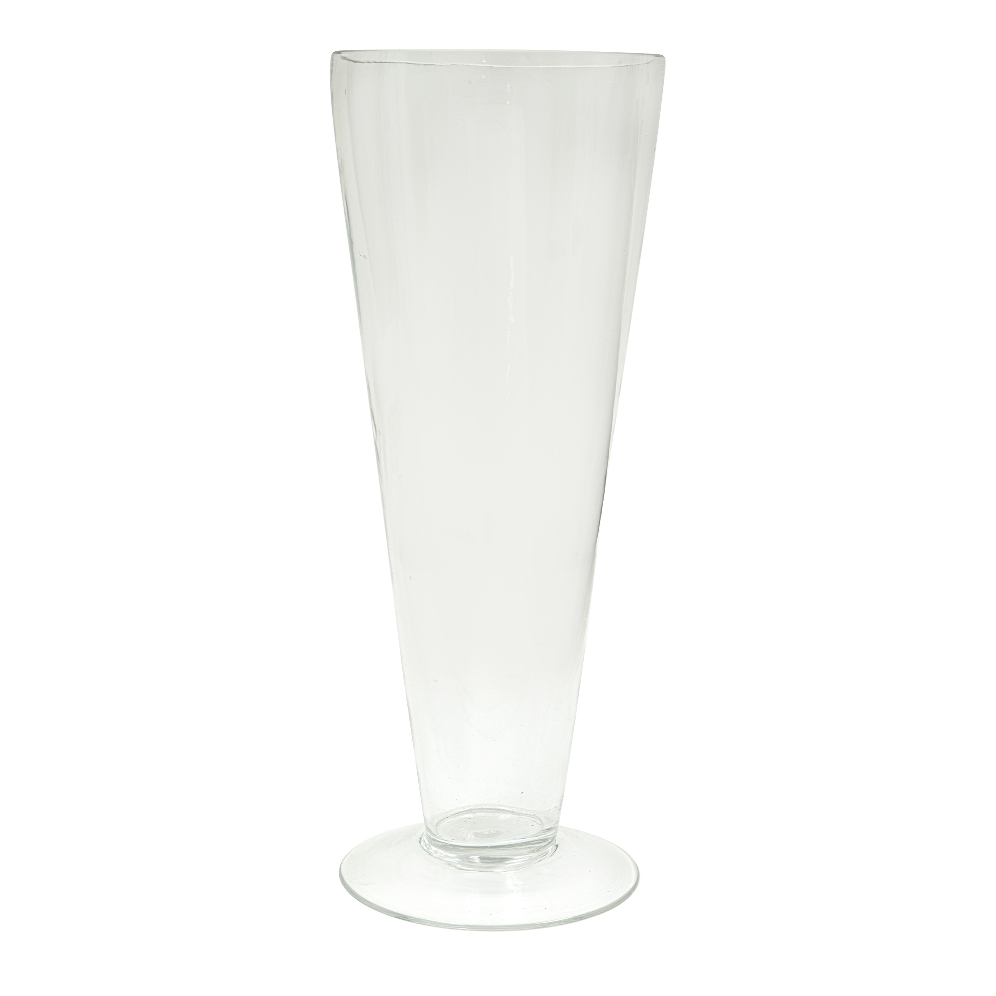 Trumpet Glass Vase 12" - Clear