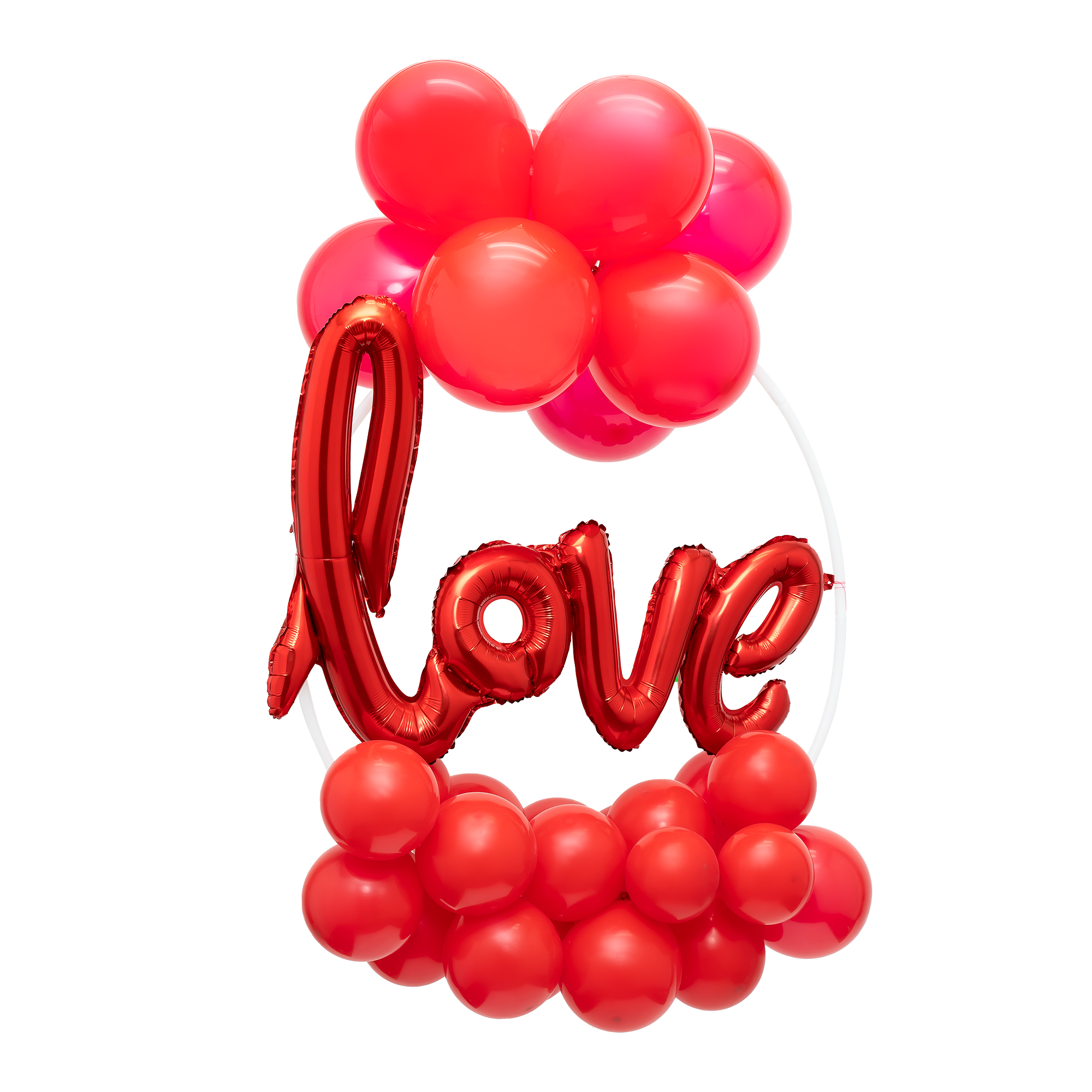Balloon Hoop Kit Love - Red