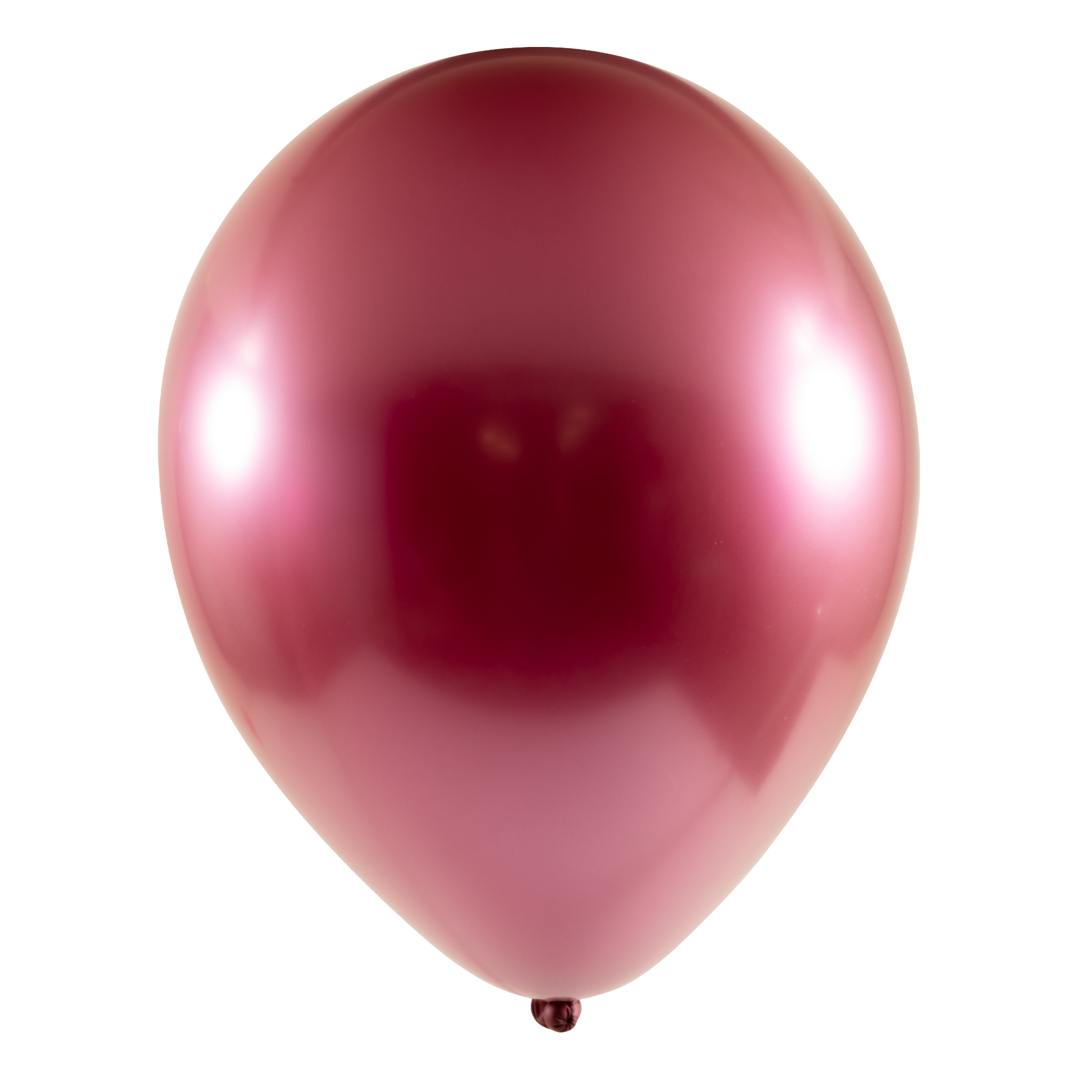 Chrome Latex Balloon 12" 50pc/bag - Red