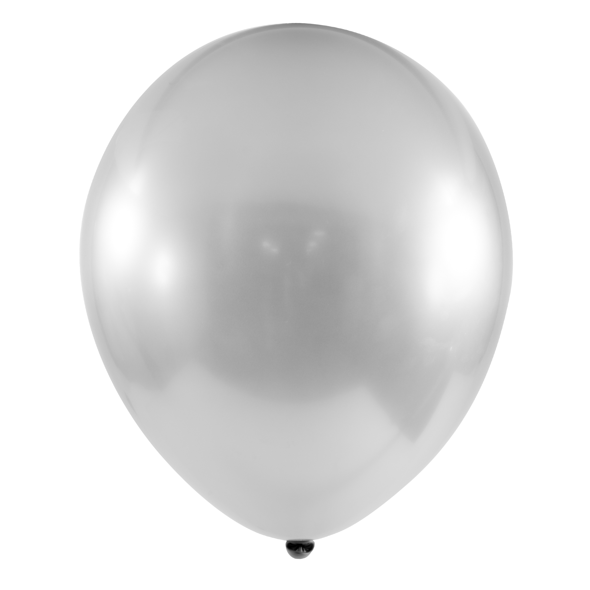 Chrome Latex Balloon 12" 50pc/bag - Silver