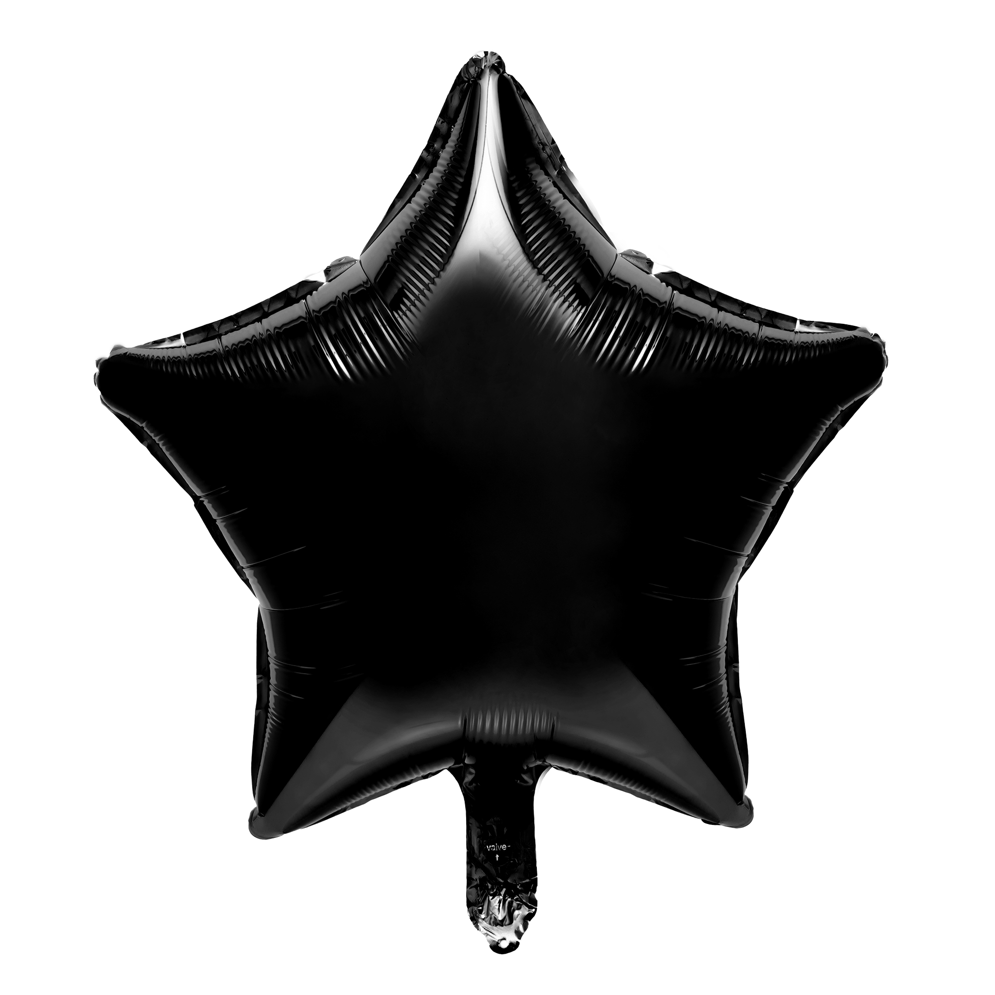 18" Star Mylar Balloon 1pc/bag - Black