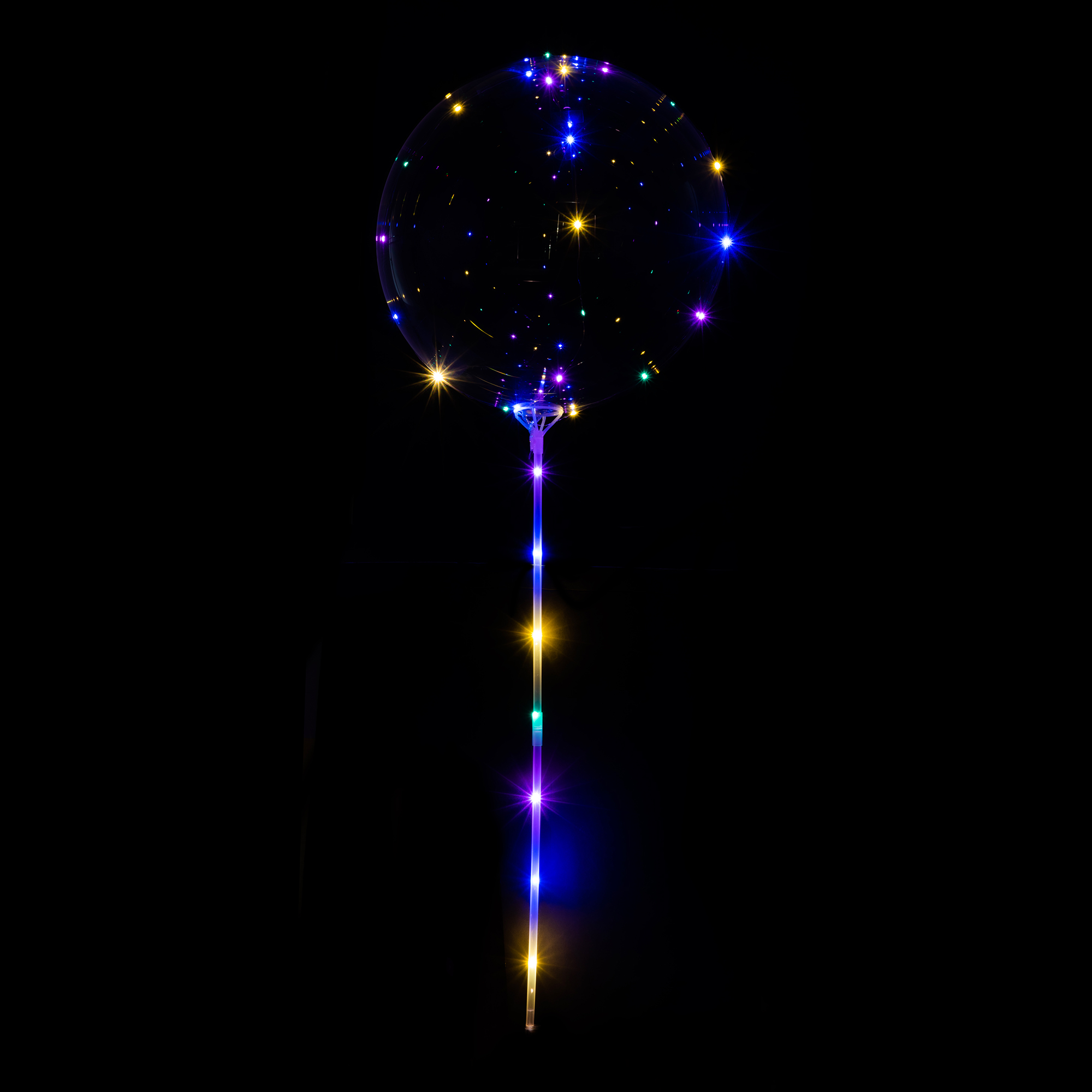 LED Bubble Balloons 10pc/set - Multicolor