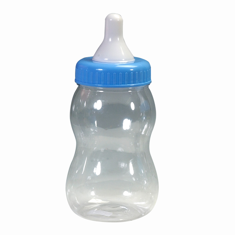 Plastic Baby Bottle Blue 13 1/2"