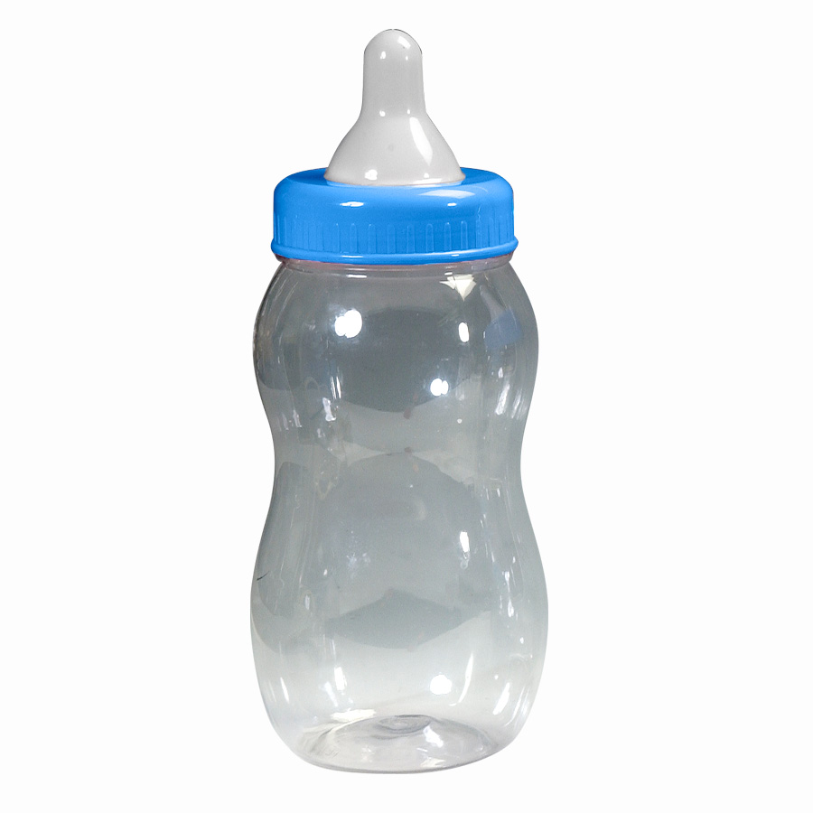 Plastic Baby Bottle Blue 15"