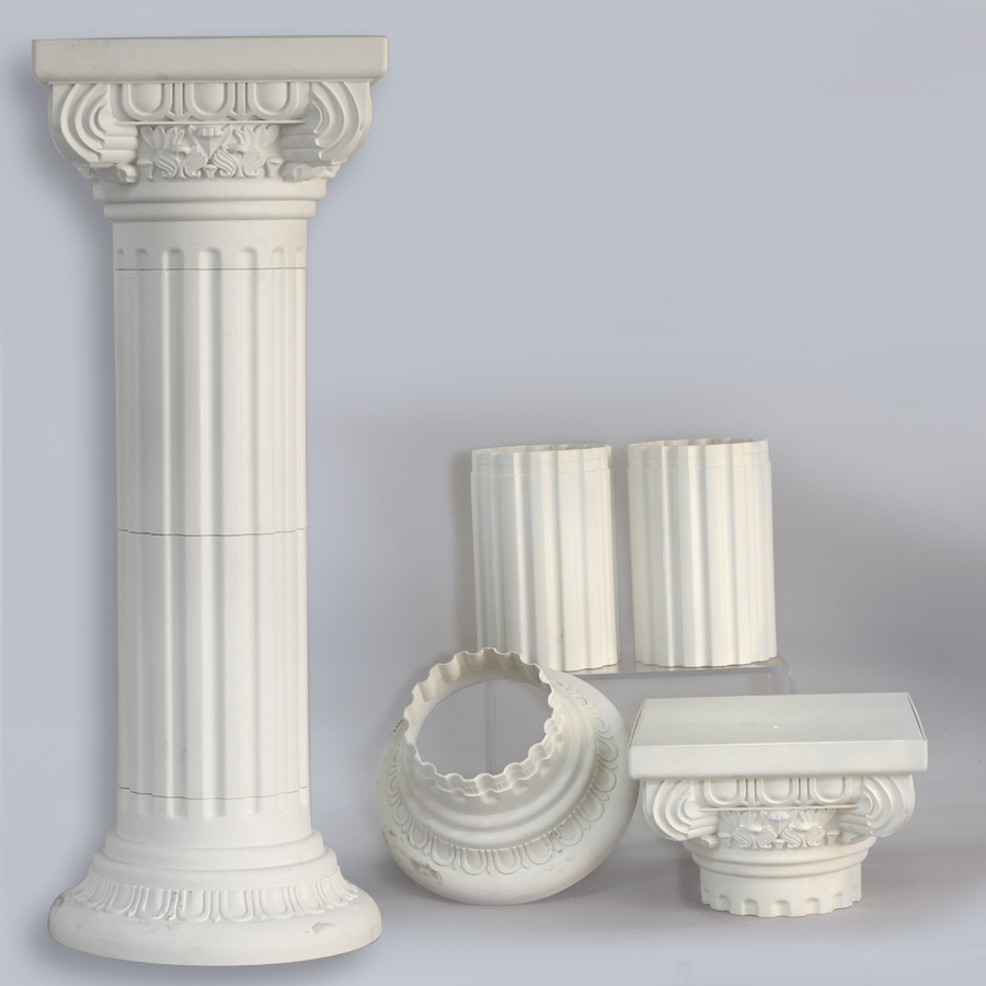 Roman Plastic Pillars Columns 36 1/4"