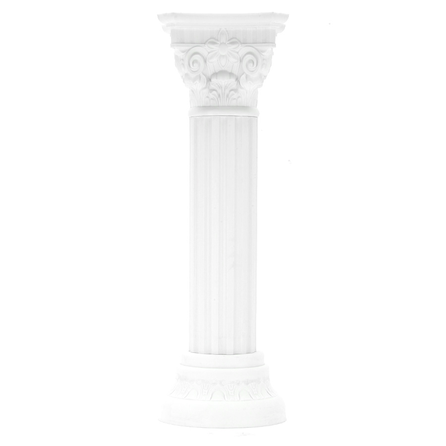 Roman Plastic Pillars Columns 34½" - White