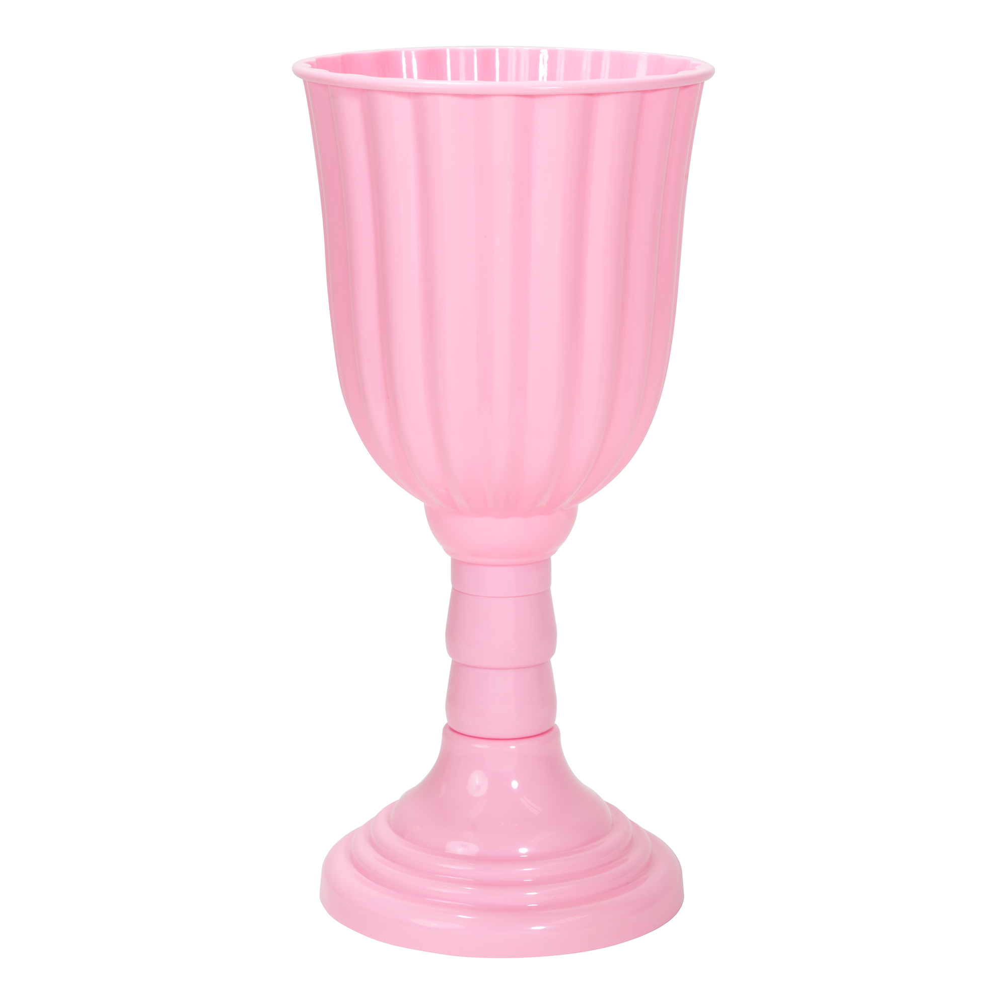 Plastic Urn Planter - Pink